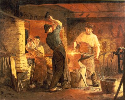 Die Schmiede von Peder Severin Krøyer